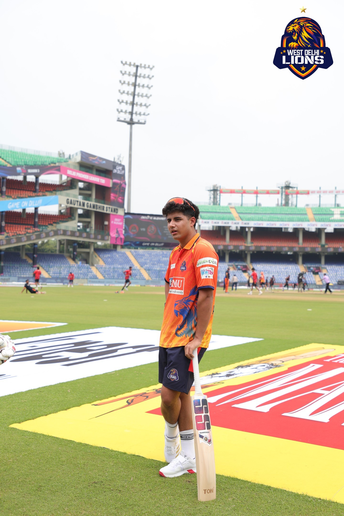 Player on Cricket Ground